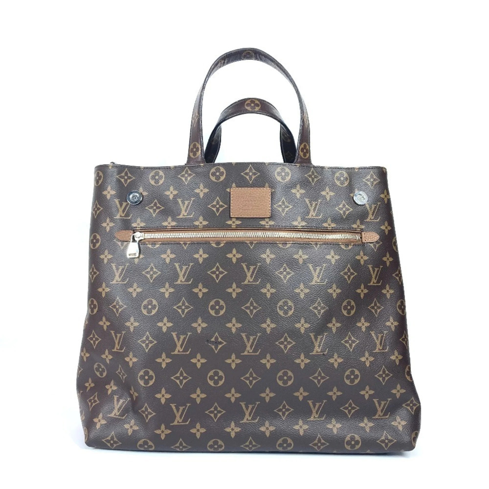 LOUIS VUITTON Authentic Brown Monogram Leather Shoulder Bag